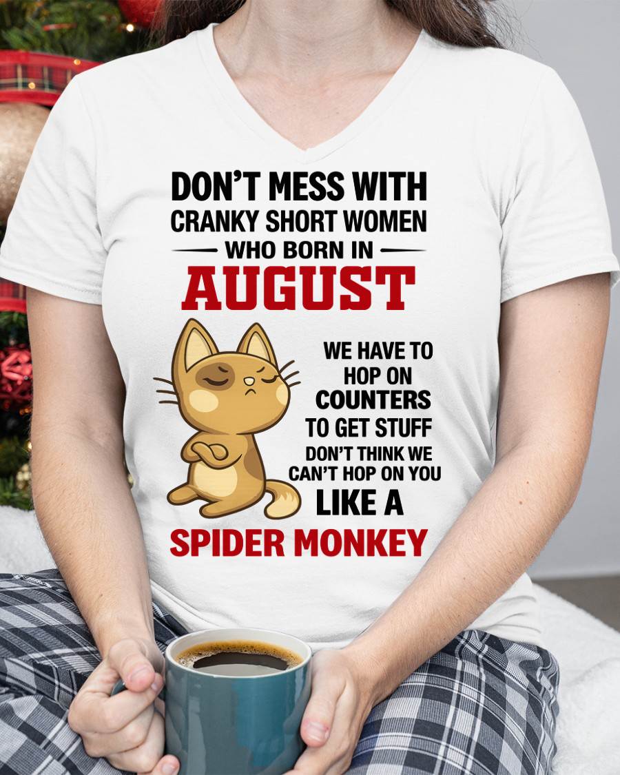 AUGUST SHIRT, DON'T MESS WITH SHORT LADY - FMA SNOW08 (SKU2603-310-08)