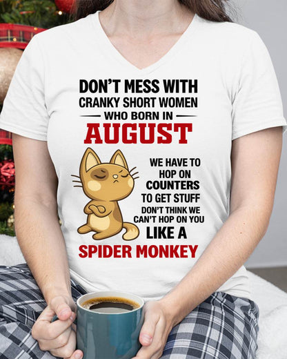 AUGUST SHIRT, DON'T MESS WITH SHORT LADY - FMA SNOW08 (SKU2603-310-08)
