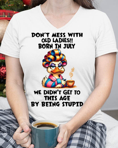 JULY SHIRT, DON’T MESS WITH OLD LADIES - FMA SNOW07 (SKU2604-30-07)