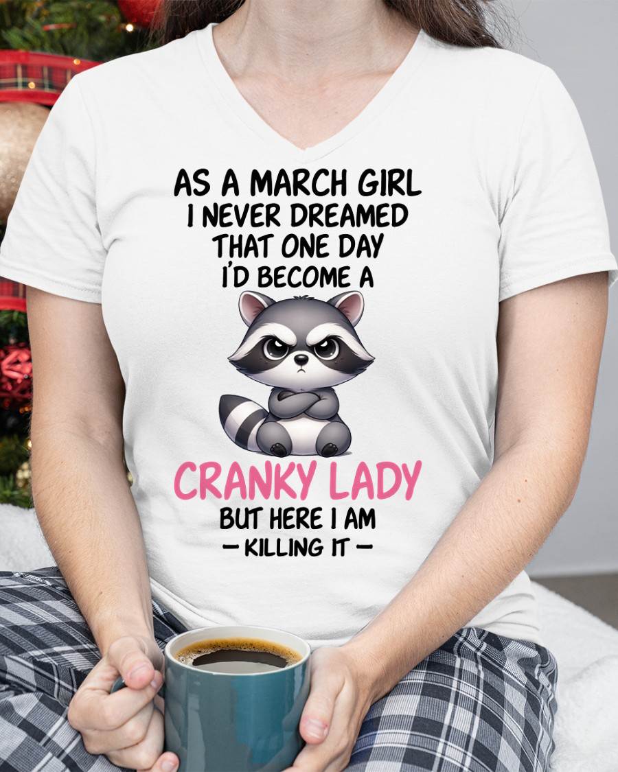 MARCH SHIRT, HERE I AM KILLING IT - SNOW03 (SKU2603-269-03)