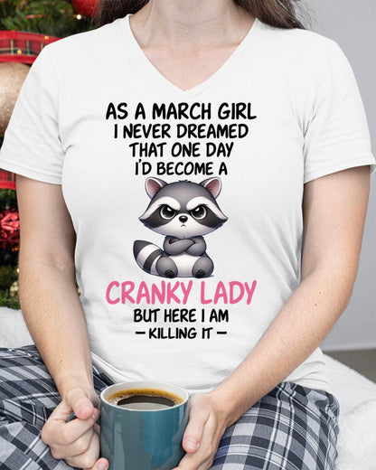 MARCH SHIRT, HERE I AM KILLING IT - SNOW03 (SKU2603-269-03)