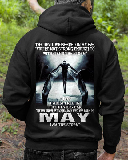MAY, NEVER UNDERESTIMATE A MAN WHO WAS BORN IN MAY-SNOW MALE05 (SKU08-35-05)