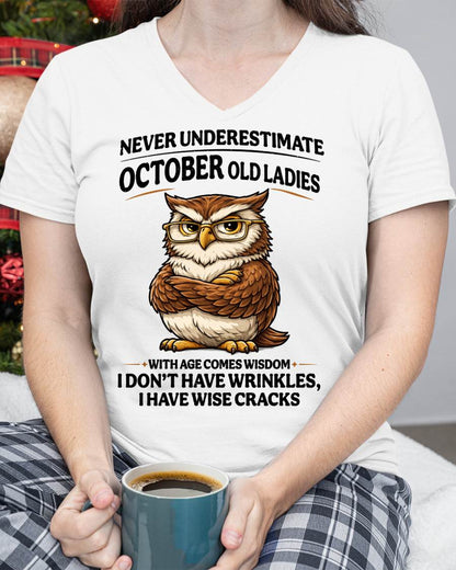 OCTOBER SHIRT, With age comes wisdom - FMA SNOW10 (SKU2604-101-10)
