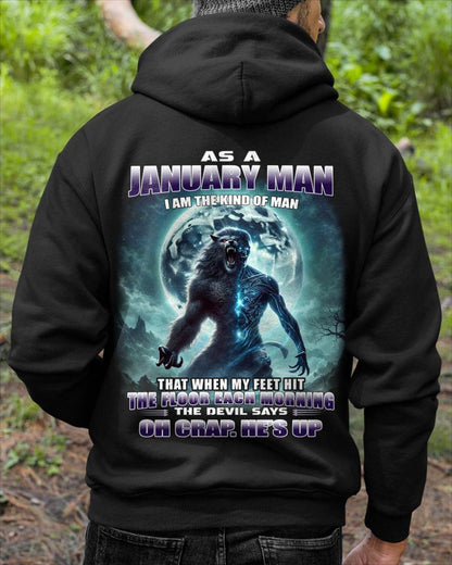 JANUARY SHIRT, OH CRAP HE'S UP - MAN SNOW01 (SKU2604-96-01)