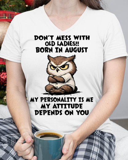 AUGUST SHIRT, MY ATTITUDE DEPENDS ON YOU - FMA SNOW08 (SKU2604-58-08)