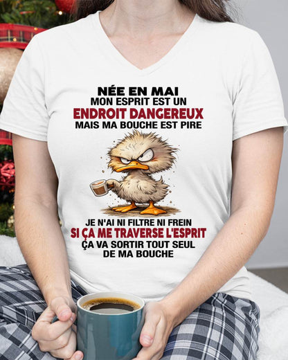 MAI SHIRT JE N'AI NI FILTRE NI FREIN - SNOW05 (SKU2605-146-05)
