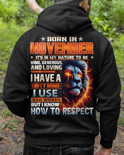 NOVEMBER, I KNOW HOW TO RESPECT – SNOW MALE11 (SKU08-84-11)