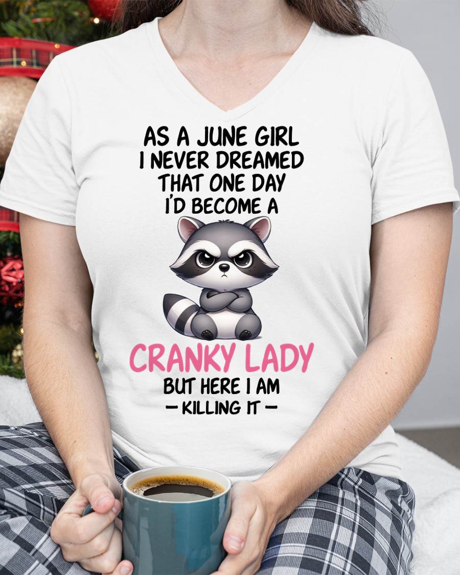 JUNE SHIRT, HERE I AM KILLING IT - SNOW06 (SKU2603-269-06)