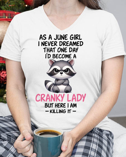 JUNE SHIRT, HERE I AM KILLING IT - SNOW06 (SKU2603-269-06)