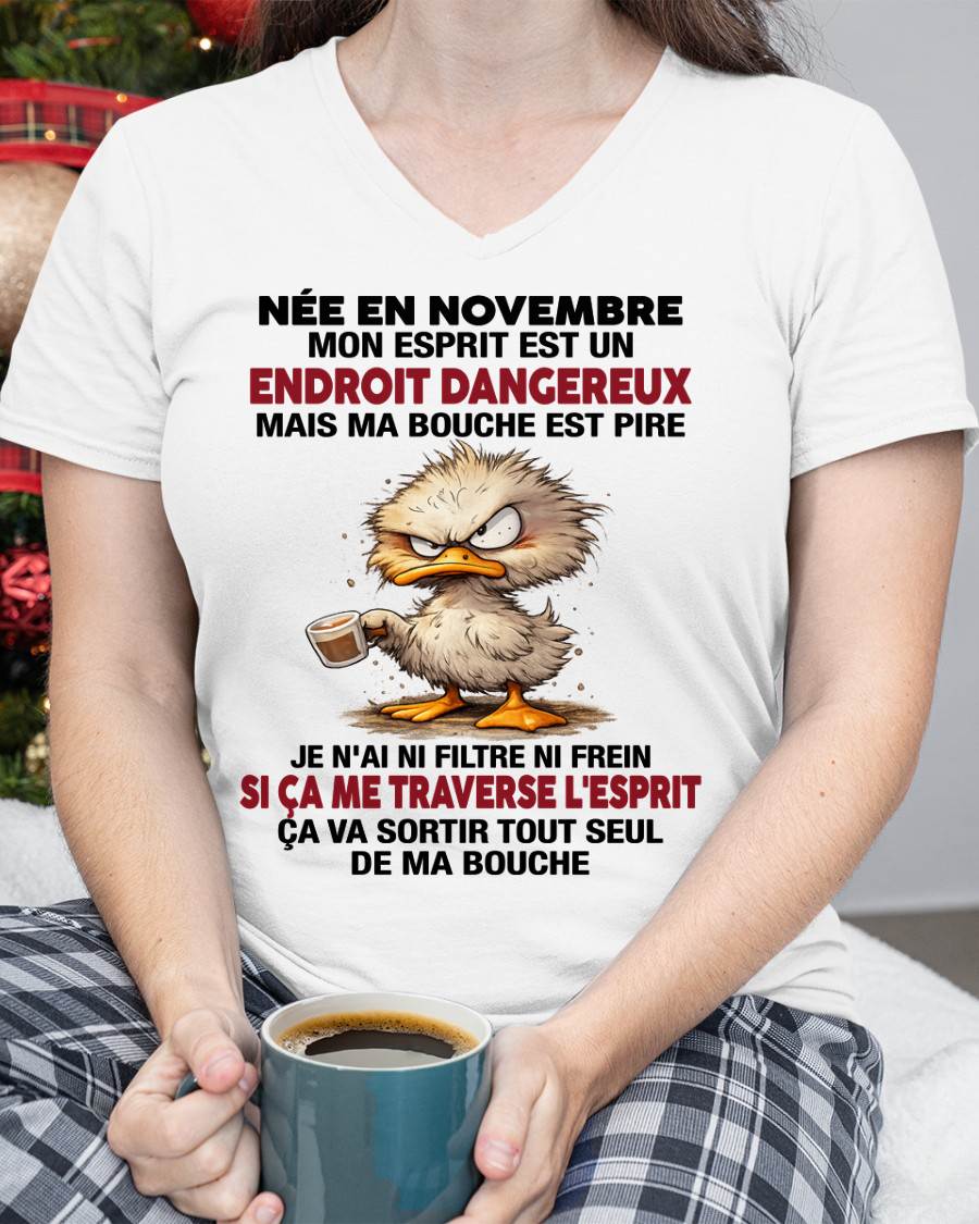 NOVEMBRE SHIRT JE N'AI NI FILTRE NI FREIN - SNOW11 (SKU2605-146-11)