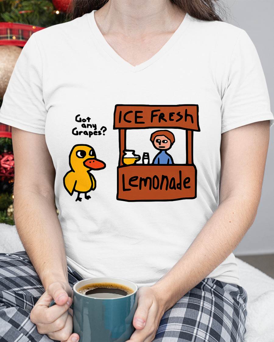 The Duck Song Got Any Grapes Funny Meme T-Shirt