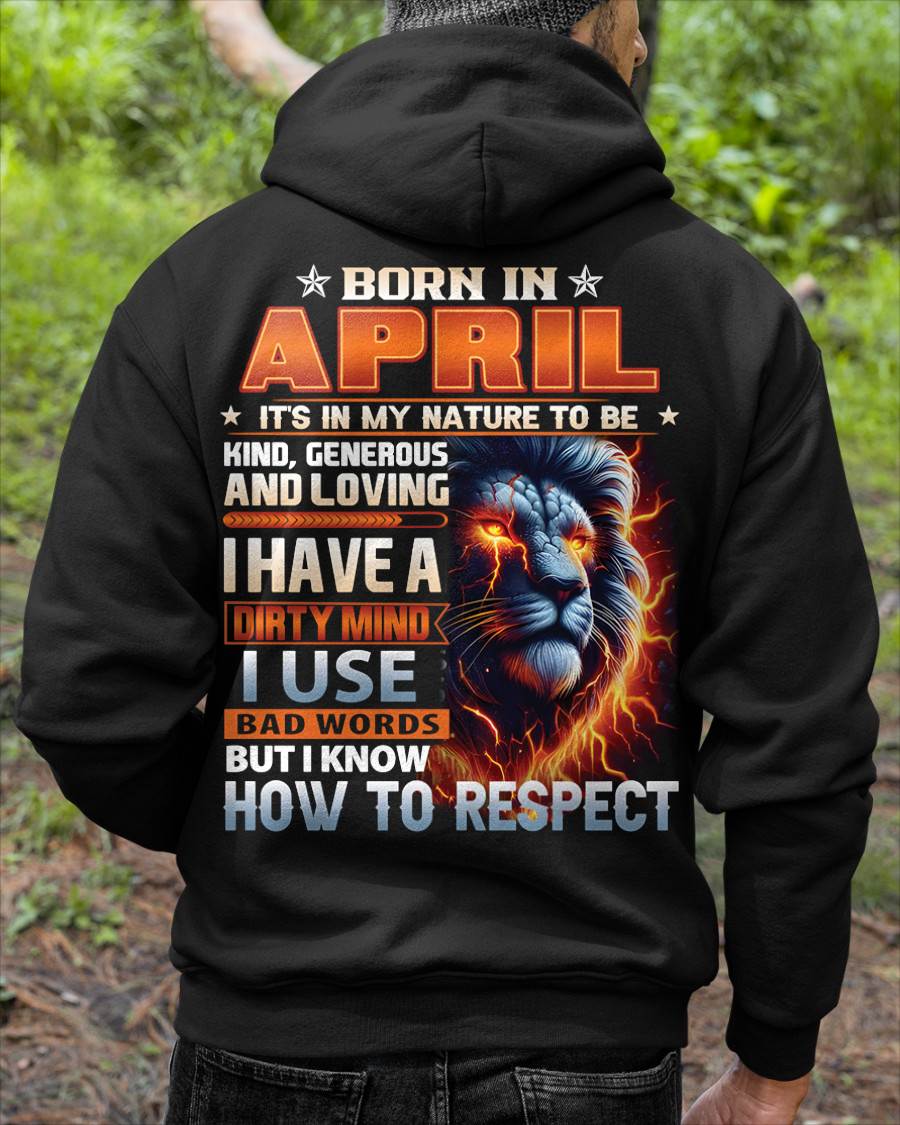 APRIL, I KNOW HOW TO RESPECT – SNOW MALE04 (SKU08-84-04)