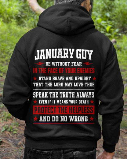 JANUARY SHIRT, STAND BRAVE AND UPRIGHT - SNOW MALE01 (SKU2608-44-01)