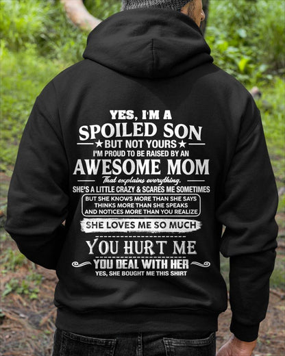 00 SHIRT, I'M PROUD TO BE RAISED BY AN AWESOME MOM - GIFT T SHIRT FROM MOM TO SON - SNOW00 (SKU2605-20-00)