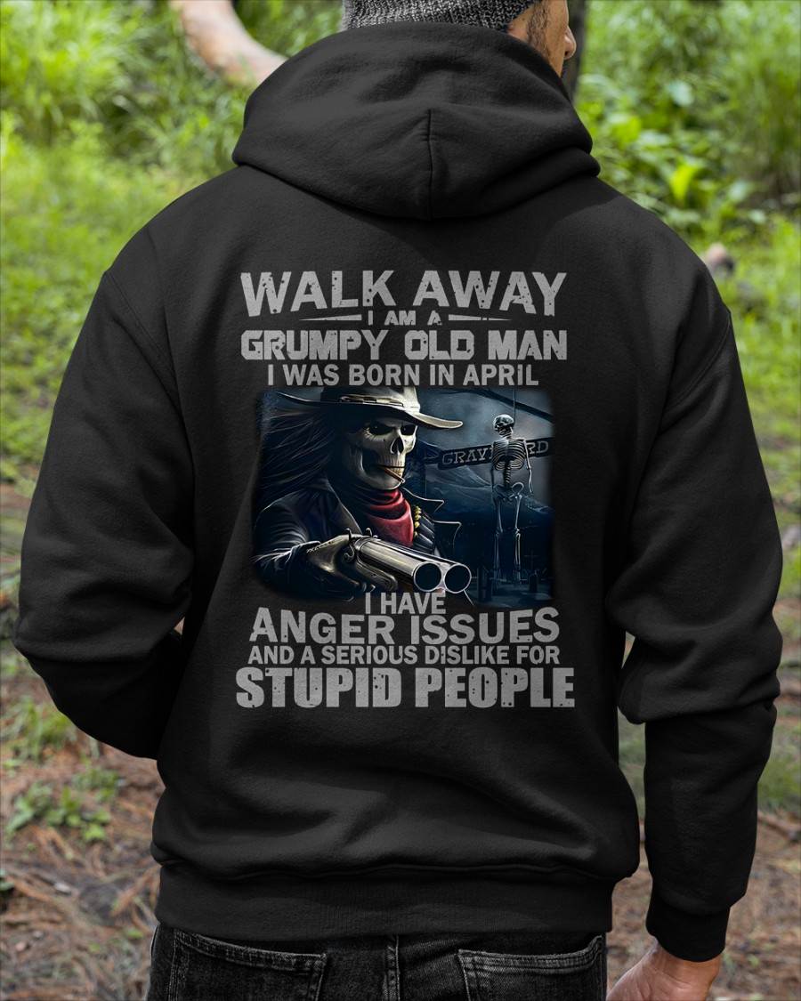 APRIL, I HAVE ANGER ISSUES AND A SERIOUS DISLIKE FOR STUPID PEOPLE-SNOW MALE04 (SKU08-29-04)