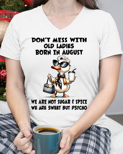 AUGUST SHIRT, WE ARE NOT SUGAR & SPICE WE ARE SWEET BUT PSYCHO - SNOW08 (SKU2606-207-08)