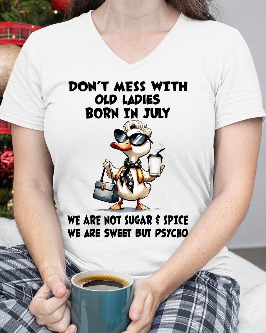 JULY SHIRT, WE ARE NOT SUGAR & SPICE WE ARE SWEET BUT PSYCHO - SNOW07 (SKU2606-207-07)