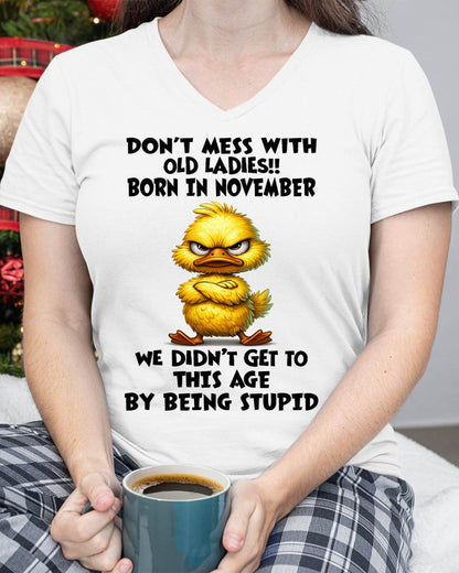 NOVEMBER SHIRT, DON'T MESS WITH OLD LADIES - SNOW11 (SKU2606-18-11)