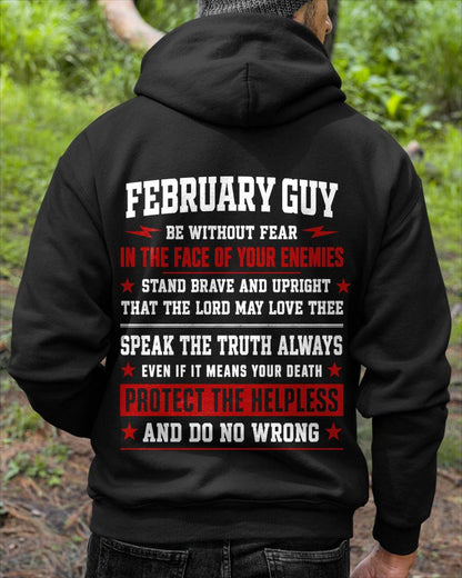 FEBRUARY SHIRT, STAND BRAVE AND UPRIGHT - SNOW MALE02 (SKU2608-44-02)