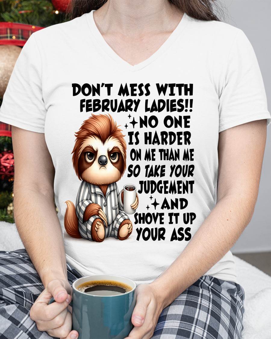FEBRUARY SHIRT NO ONE IS HARDER ON ME THAN ME - SNOW02 (SKU2605-195-02)
