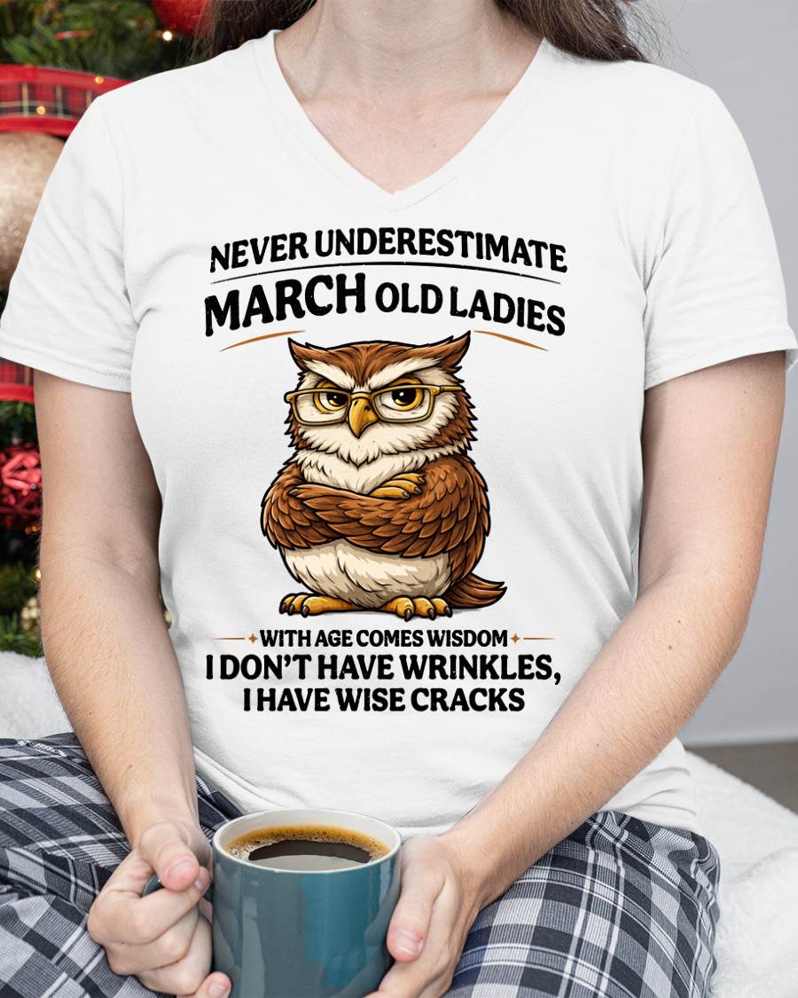 MARCH SHIRT, With age comes wisdom - FMA SNOW03 (SKU2604-101-03)