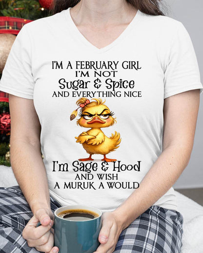 FEBRUARY DUCK SHIRT, I’M NOT SUGAR & SPICE - SNOW02 (SKU2603-59-02)