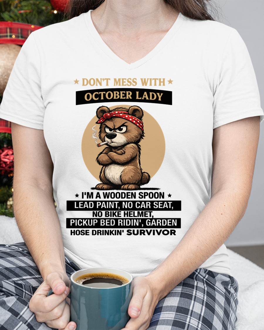 OCTOBER SHIRT, I'M A WOODEN SPOON, LEAD PAINT - SNOW10 (SKU2604-258-10)