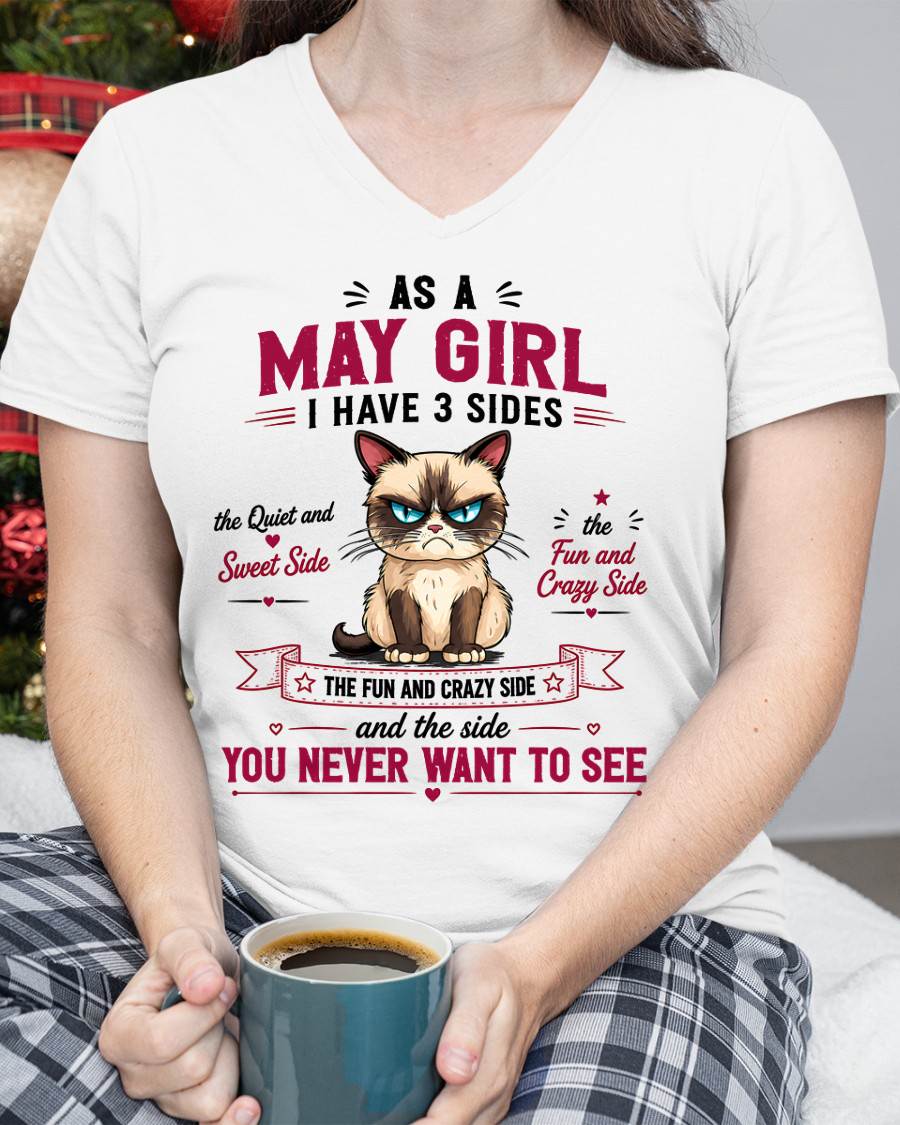 MAY SHIRT, I HAVE 3 SIDES - SNOW05 (SKU2605-101-05)