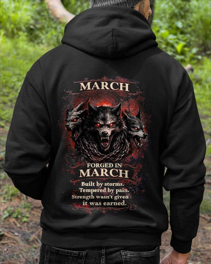 MARCH SHIRT, Strength wasn't given it was earned – SNOW MALE03 (SKU2602-164-03)