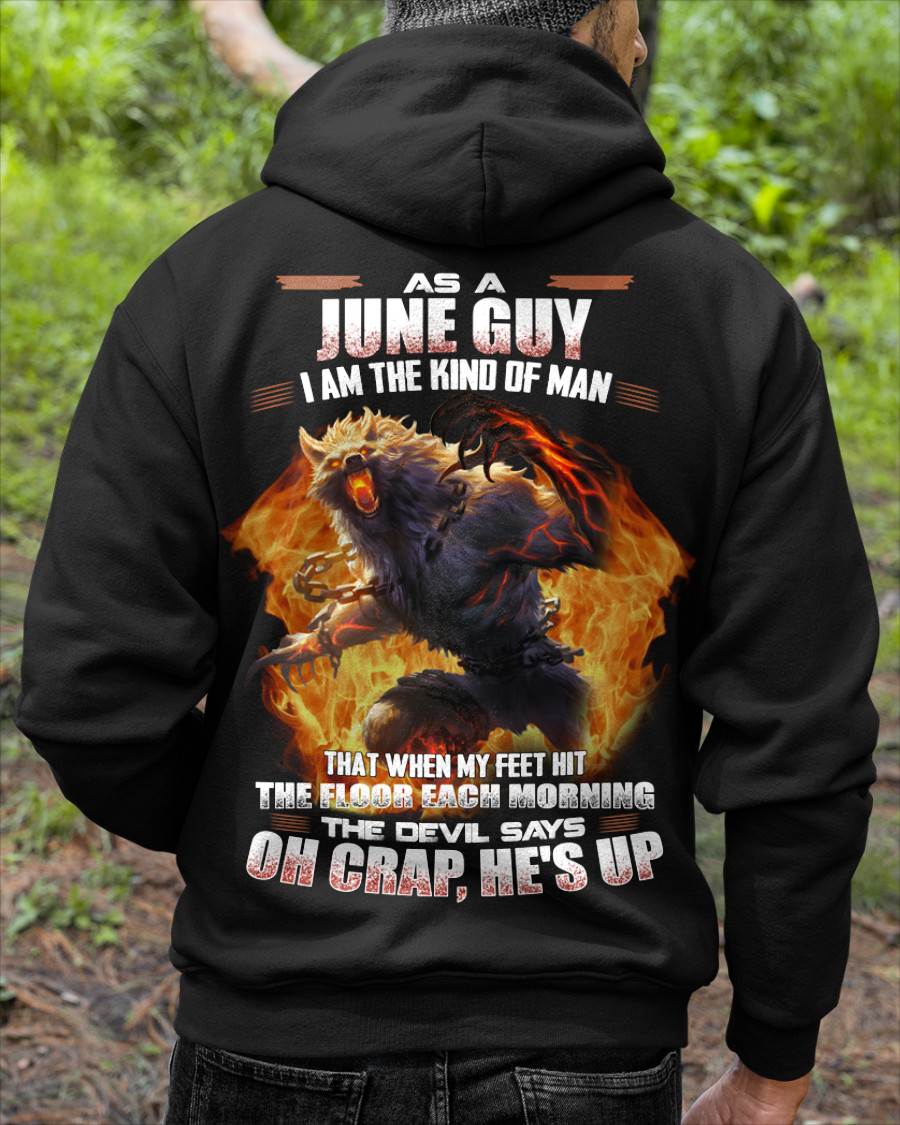 JUNE, MY FEET HIT THE FLOOR EACH MORNING-SNOW MALE06 (SKU26T-01-13-06)
