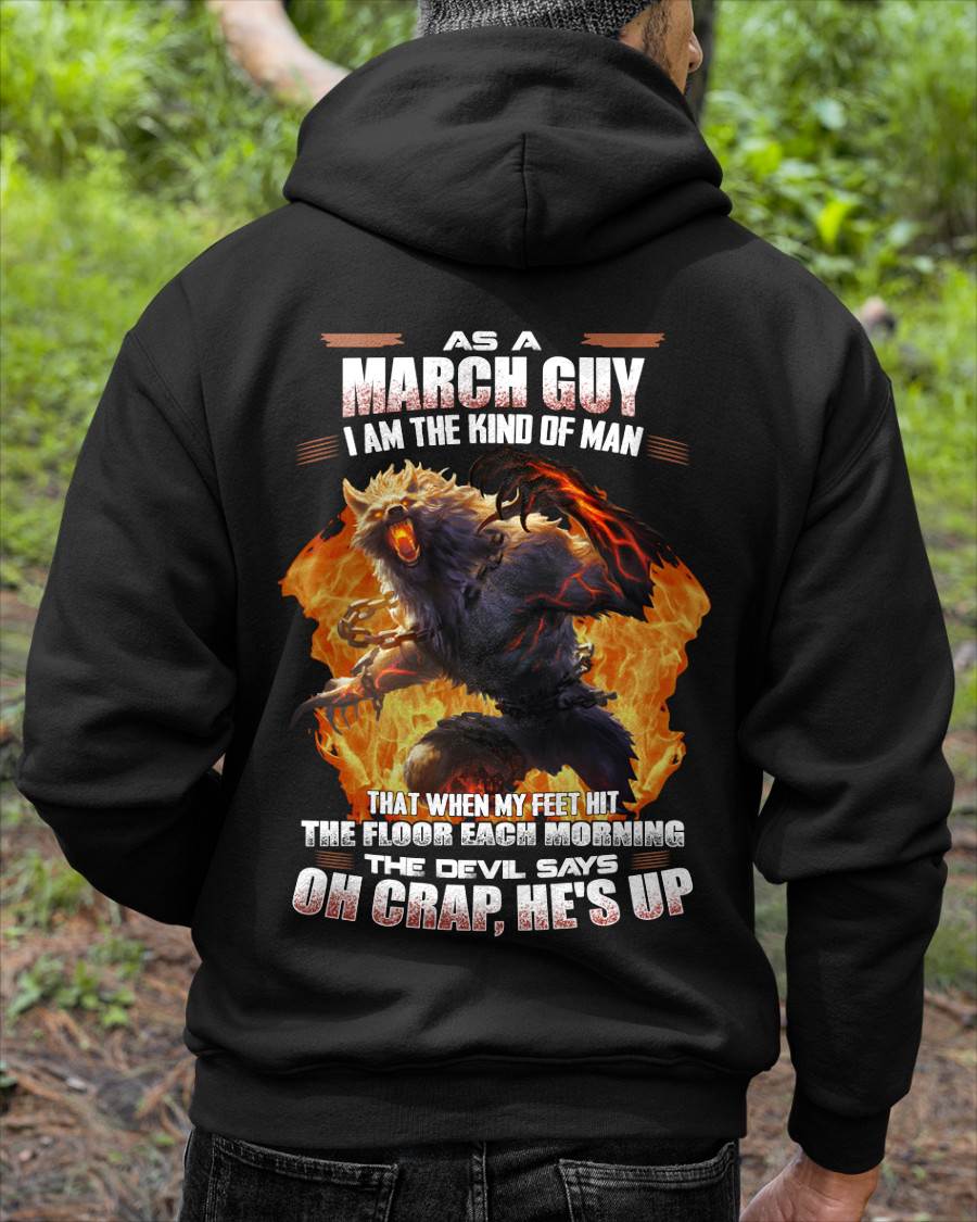 MARCH, MY FEET HIT THE FLOOR EACH MORNING-SNOW MALE03 (SKU26T-01-13-03)