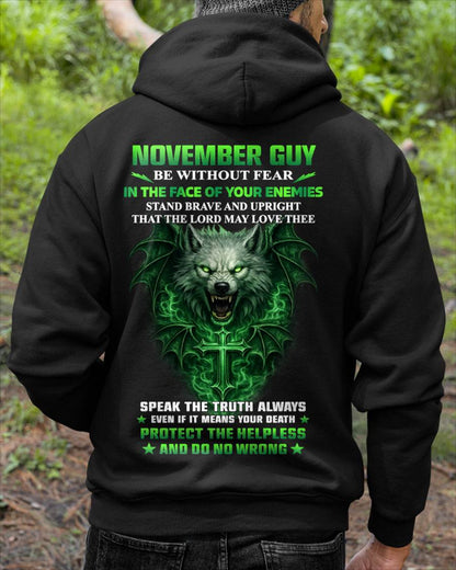 NOVEMBER, STAND BRAVE AND UPRIGHT – SNOW MALE11 (SKU2602-105-11)