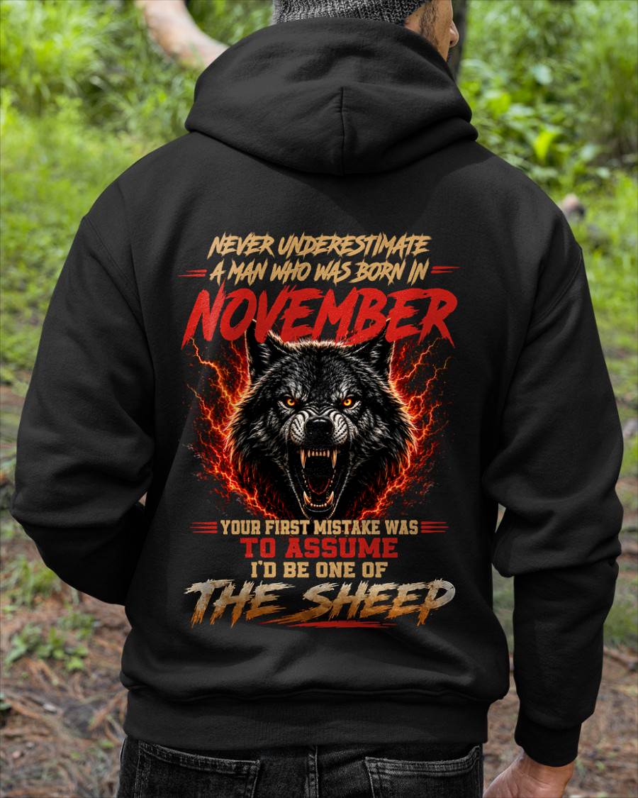 NOVEMBER SHIRT, DON'T ASSUME I'D BE ONE OF THE SHEEP - SNOW MALE11 (SKU2608-497-11)