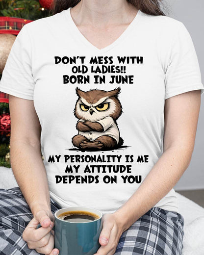 JUNE SHIRT, MY ATTITUDE DEPENDS ON YOU - FMA SNOW06 (SKU2604-58-06)