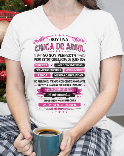 APRIL SHIRT, NO SOY PERFECTA - SNOW04 (SKU2603-362-04)