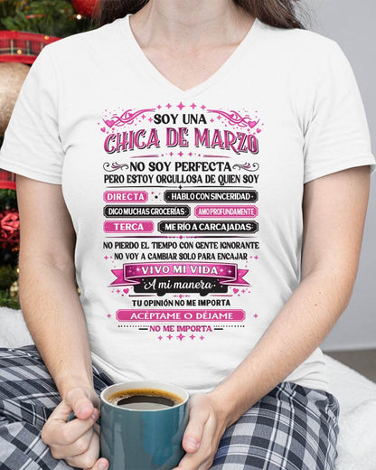 MARCH SHIRT, NO SOY PERFECTA - SNOW03 (SKU2603-362-03)