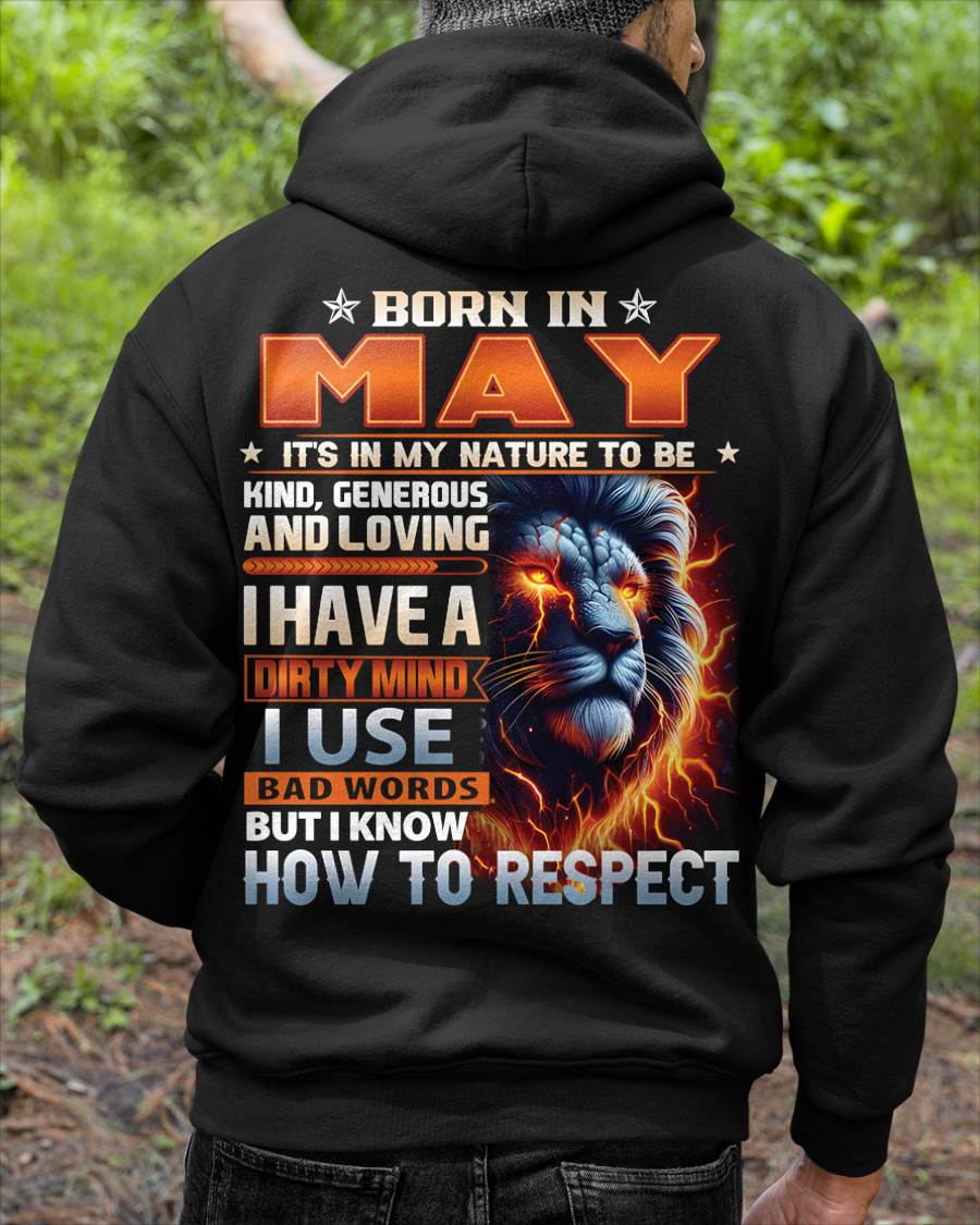 MAY, I KNOW HOW TO RESPECT – SNOW MALE05 (SKU08-84-05)