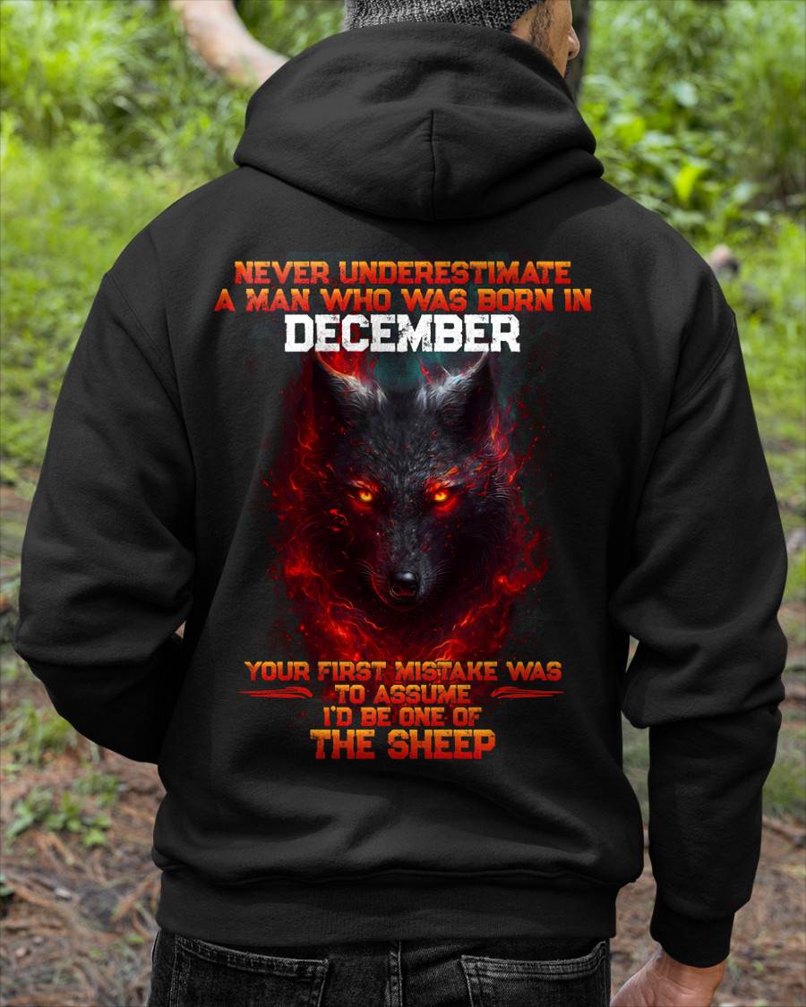 DECEMBER, I'D BE ONE OF THE SHEEP - SNOW MALE12 (SKU2602-131-12)