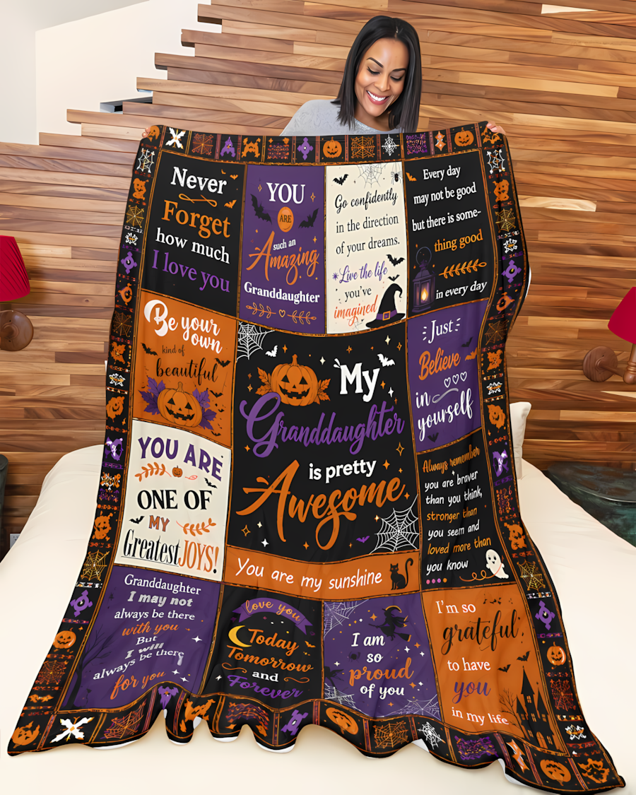Special Gift For Your Granddaughter Blanket - From Grandma (SKU2607-264)