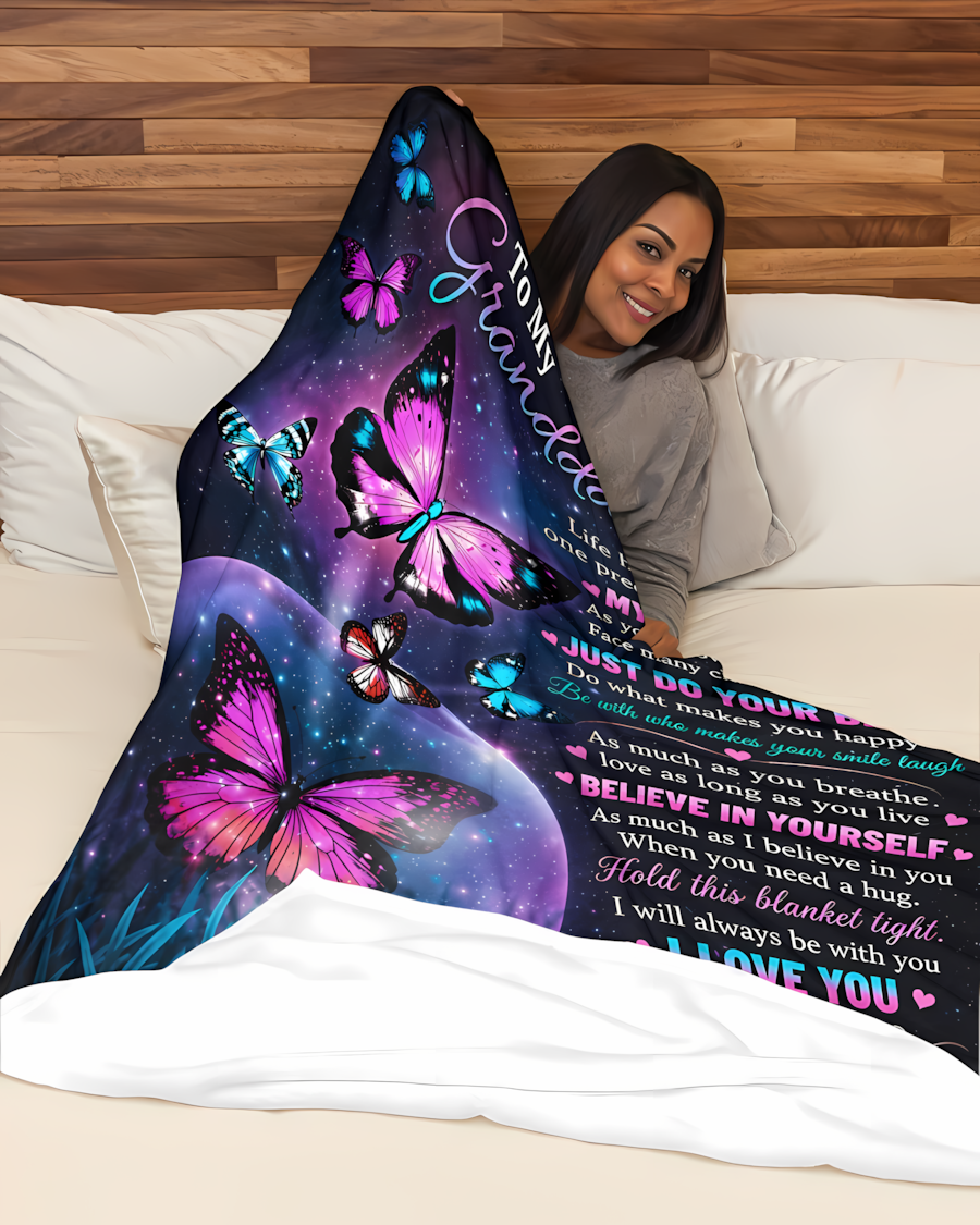 Special Gift For Your Daughter Blanket - From Mom (SKU2608-218)