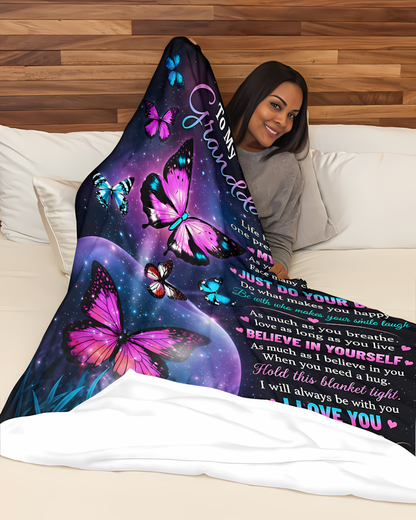 Special Gift For Your Daughter Blanket - From Mom (SKU2608-218)