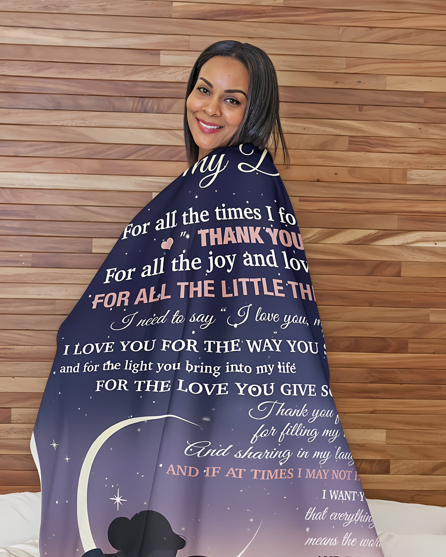 Special Gift For Your Daughter Blanket - From Mom (SKU2604-130)