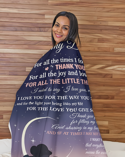 Special Gift For Your Daughter Blanket - From Mom (SKU2604-130)