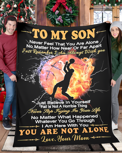 Special Gift For Your Son Blanket - From Mom (SKU2604-225)