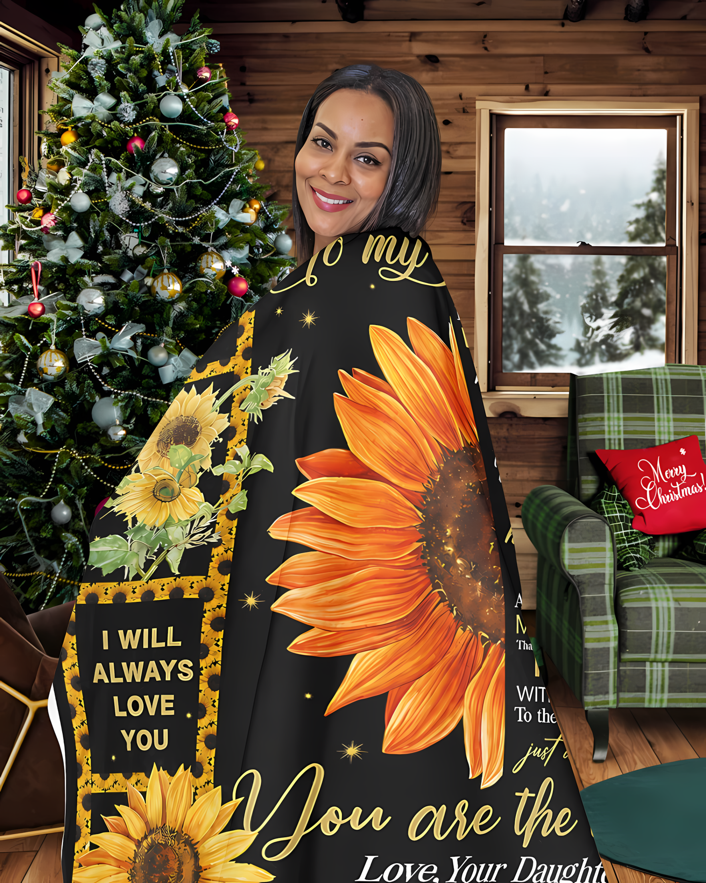 Special Gift For Your Mom Blanket - From Daughter (SKU2606-253)