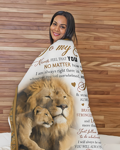 Special Gift For Your Son Blanket - From Dad (SKU2606-171)