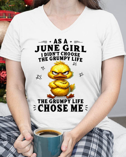 JUNE SHIRT THE GRUMPY LIFE CHOSE ME - SNOW06 (SKU2605-72-06)