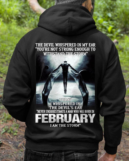 FEBRUARY, NEVER UNDERESTIMATE A MAN WHO WAS BORN IN FEBRUARY-SNOW MALE02 (SKU08-35-02)