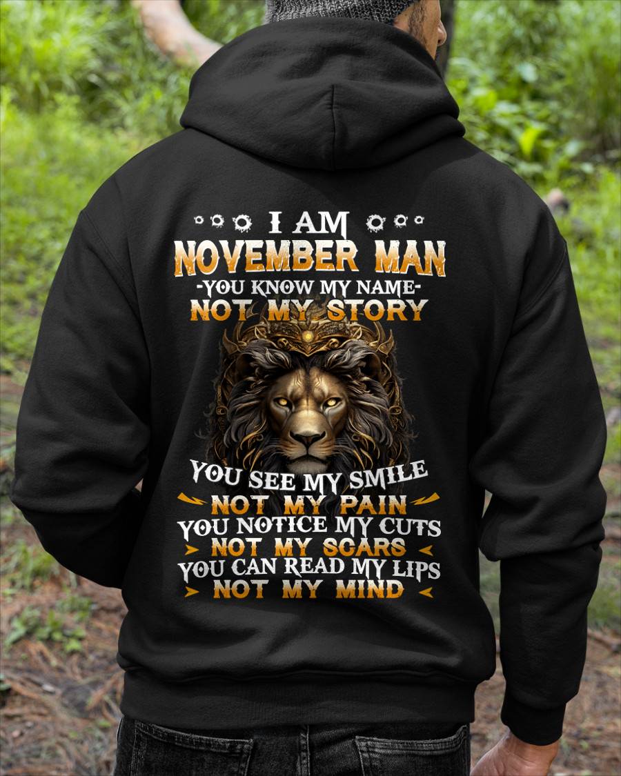 NOVEMBER, YOU KNOW MY NAME NOT MY STORY – SNOW MALE11 (SKU2602-70-11)