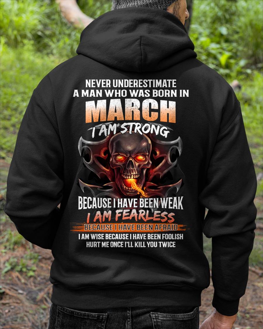 MARCH SHIRT, I AM FEARLESS – SNOW MALE03 (SKU2602-173-03)